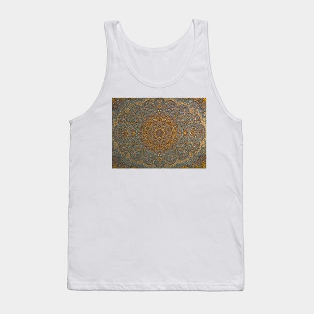 Royal Palace Cat Carpet Tank Top by Ryan Rad